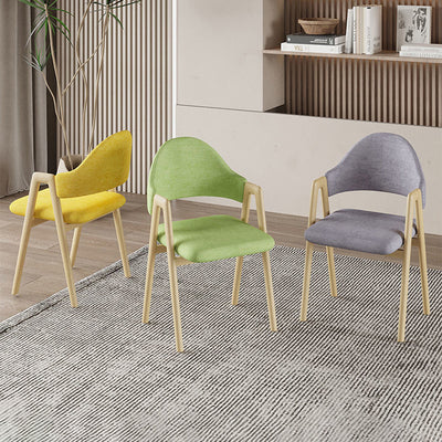 Silla de Comedor Contemporánea de Lujo Cuadrada Tapizada en Cuero con Respaldo y Reposabrazos para Comedor 