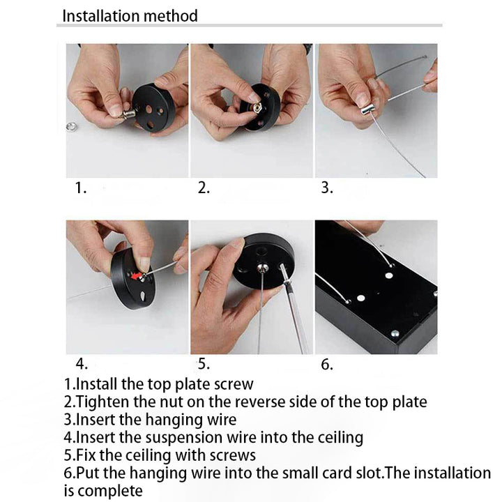 Lámpara Colgante LED de Línea Recta Minimalista Moderna para Sala de Estar 