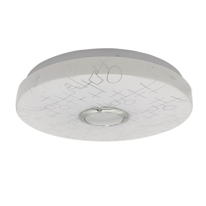 Modern Minimalist Round White APP Smart Control Bluetooth LED Flush Mount Light