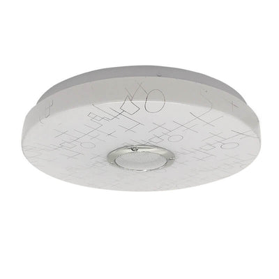 Luz de Montaje Empotrado LED Redonda Blanca Minimalista Moderna con Control Inteligente por APP y Bluetooth 