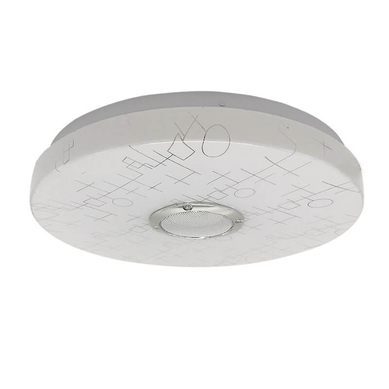Luz de Montaje Empotrado LED Redonda Blanca Minimalista Moderna con Control Inteligente por APP y Bluetooth 
