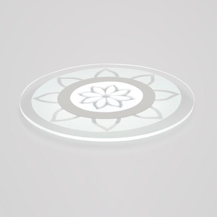 Moderne Einfachheit Eisen Acryl Runde Blume Lassen LED Unterputz Deckenleuchte Für Wohnzimmer 