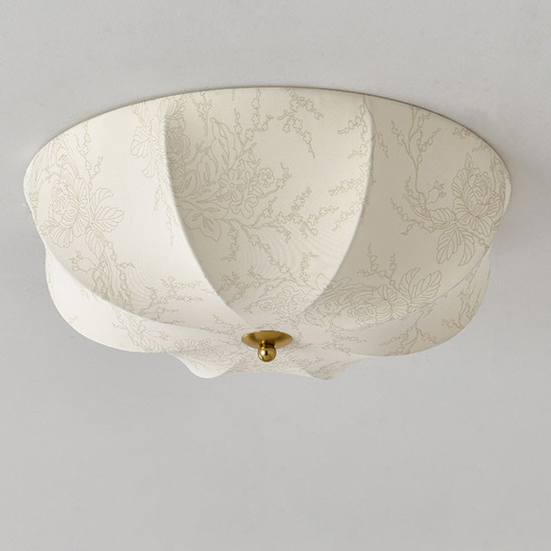 Traditionelle französische Eisengewebe-runde 3/4/5-Licht-Unterputz-Deckenleuchte für Schlafzimmer 