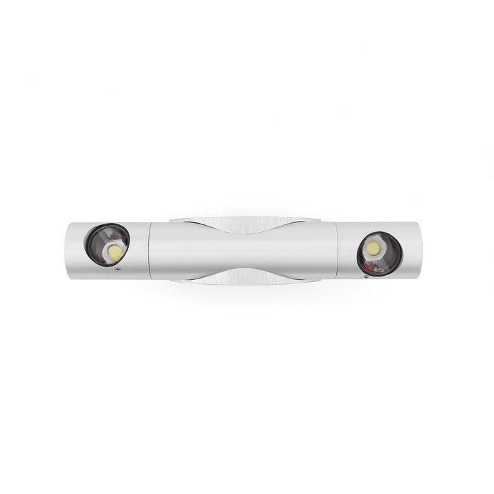 Moderne Einfachheit Zylinder einstellbare Winkel Aluminium LED Wandleuchte Lampe für Schlafzimmer 