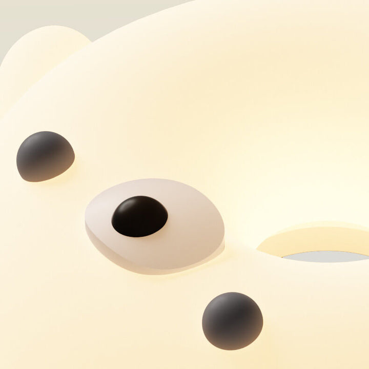 Lumière de Plafond Enfant LED en Forme de Phoque Style Dessin Animé Crème Adorable 