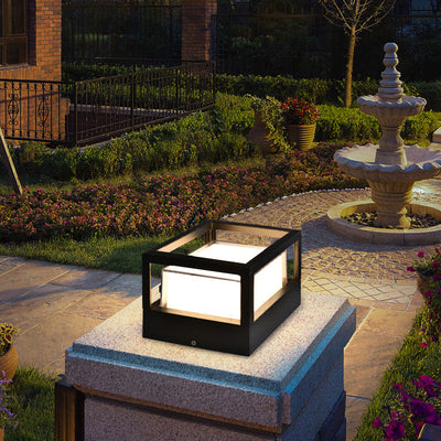 Lumière extérieure imperméable industrielle de paysage de pelouse du cylindre en aluminium LED 