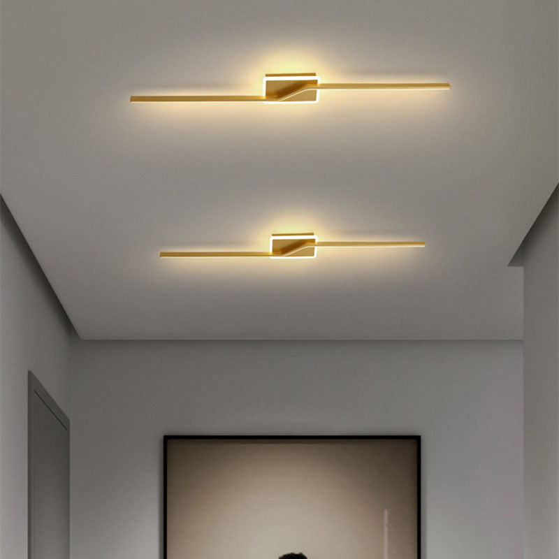 Moderne minimalistische Bar Aluminium Silikon Acryl LED Wandleuchte Lampe für Wohnzimmer 