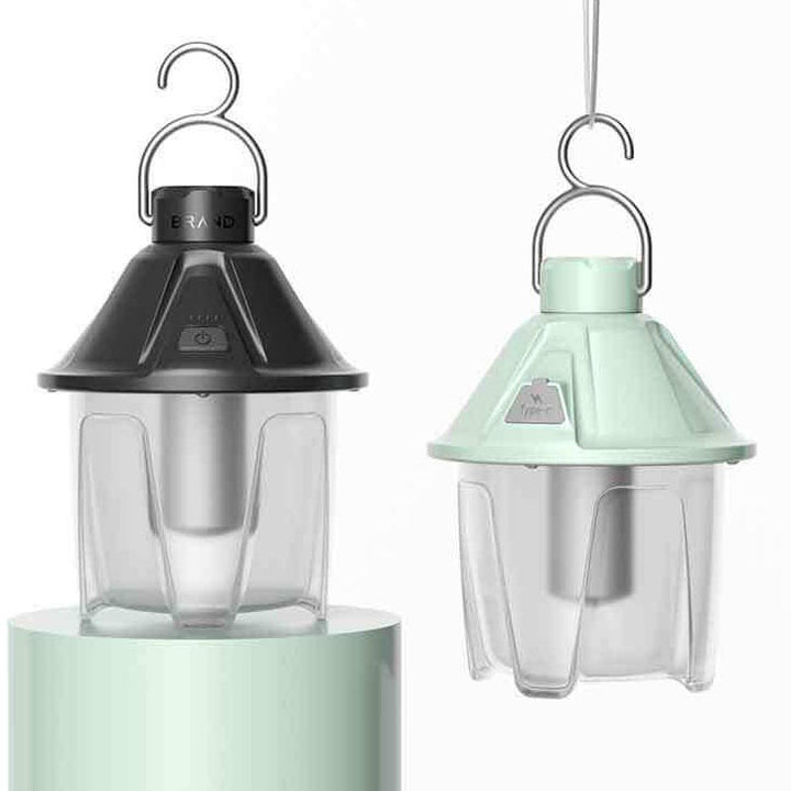 Lumière de camping portable LED en plastique en forme de cône de pin étanche pour l&