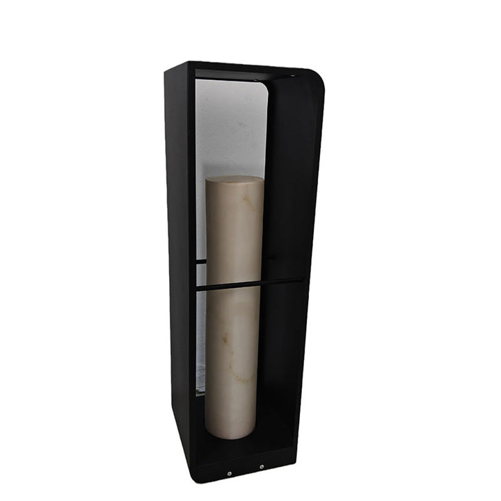 Éclairage paysager LED cubique en acrylique en acier inoxydable solaire étanche minimaliste moderne pour jardin 