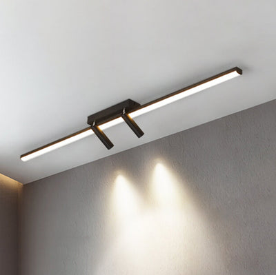 Modern Minimalist Long Strip LED Spotlight Flush Mount Ceiling Light