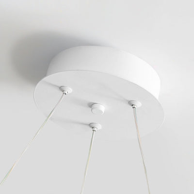 Lámpara colgante LED de hierro minimalista moderna para dormitorio 