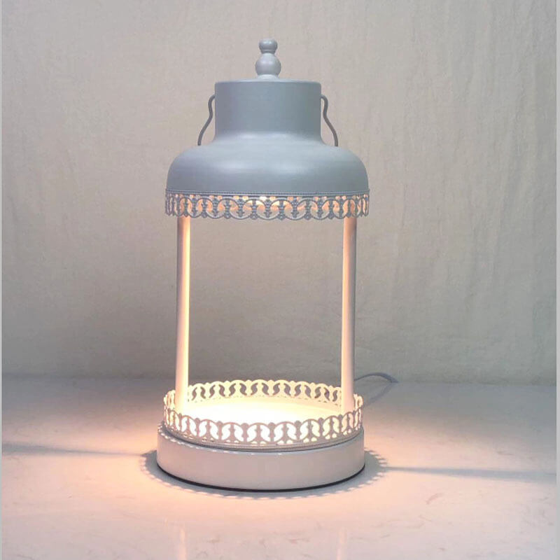 Modern Romantic Minimalist Metal Column 1-Light Melting Wax Table Lamp