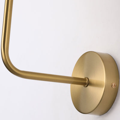 Zeitgenössische Einfachheit Plissee Kegel Eisen Stoff 1-Licht Wandleuchte Lampe für Wohnzimmer 
