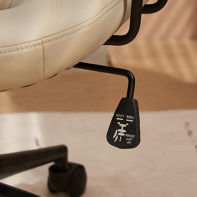 Moderno Minimalista Cuadrado Imitación de Cuero Madera Acero Silla Respaldo Reposabrazos Para Dormitorio 