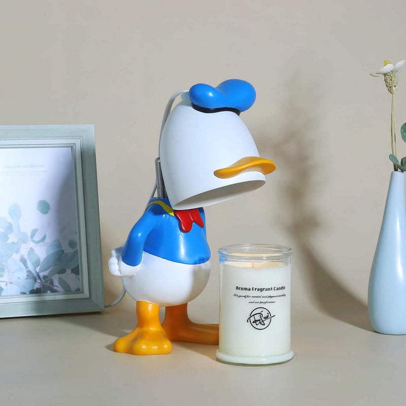 Modern Creative Resin Donald Duck Timing Dimming 1-Light Melting Wax Table Lamp