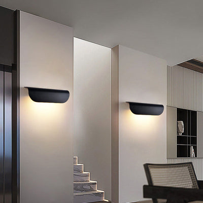 Lámpara de Aplique de Pared LED de Tira Larga de Aluminio Simple Impermeable para Exteriores 