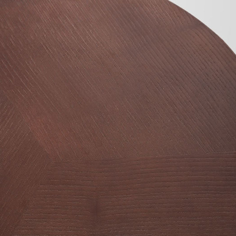 Table basse ronde en bois minimaliste moderne double pour salon 
