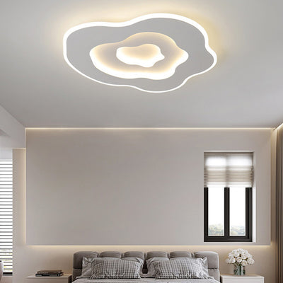 Lustre Plafonnier LED en Acrylique et Fer Minimaliste Moderne pour Salon 