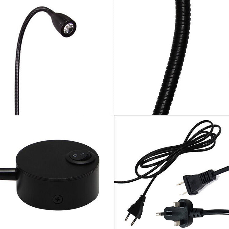 Applique murale LED moderne simple avec projecteur orientable pour la lecture 