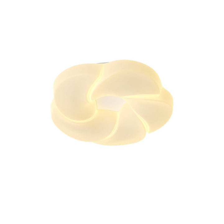 Moderne unbedeutende Deckenleuchte aus PE-Plätzchen-Wolken-Form-Eisen-LED für Schlafzimmer 