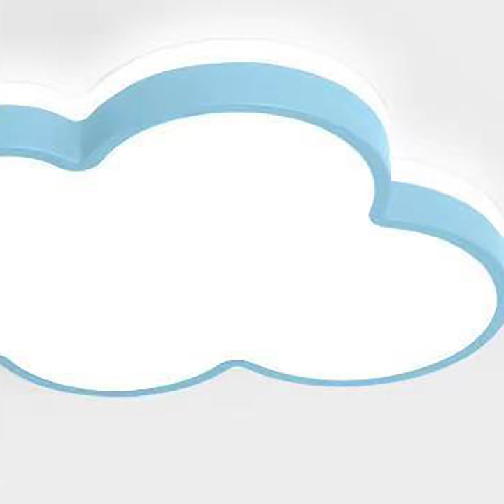 Lustre Plafonnier LED en Acrylique PMMA Nuage Enfant Créatif Contemporain en Fer pour Chambre 
