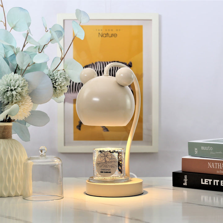 Moderne Cartoon-Maus-Hardware Aromatherapie Schmelzwachs 1-Licht Tischlampe 