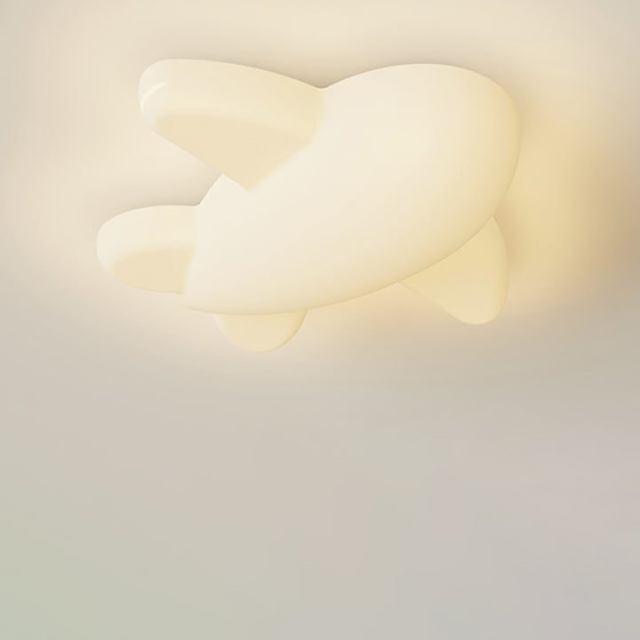 Moderne minimalistische Cartoon Flugzeug Eisen Acryl LED Unterputz Deckenleuchte für Schlafzimmer 