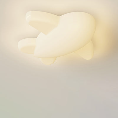 Moderne minimalistische Cartoon Flugzeug Eisen Acryl LED Unterputz Deckenleuchte für Schlafzimmer 