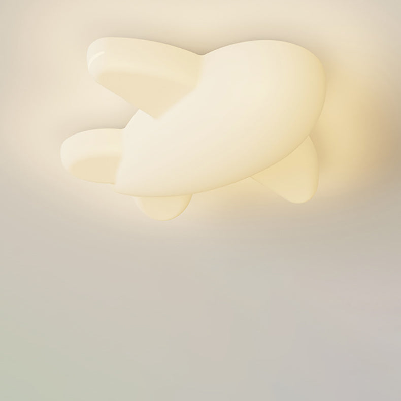 Moderne minimalistische Cartoon Flugzeug Eisen Acryl LED Unterputz Deckenleuchte für Schlafzimmer 