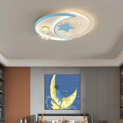 Zeitgenössische kreative Acryl Sternenhimmel LED Unterputz Deckenleuchte für Wohnzimmer 