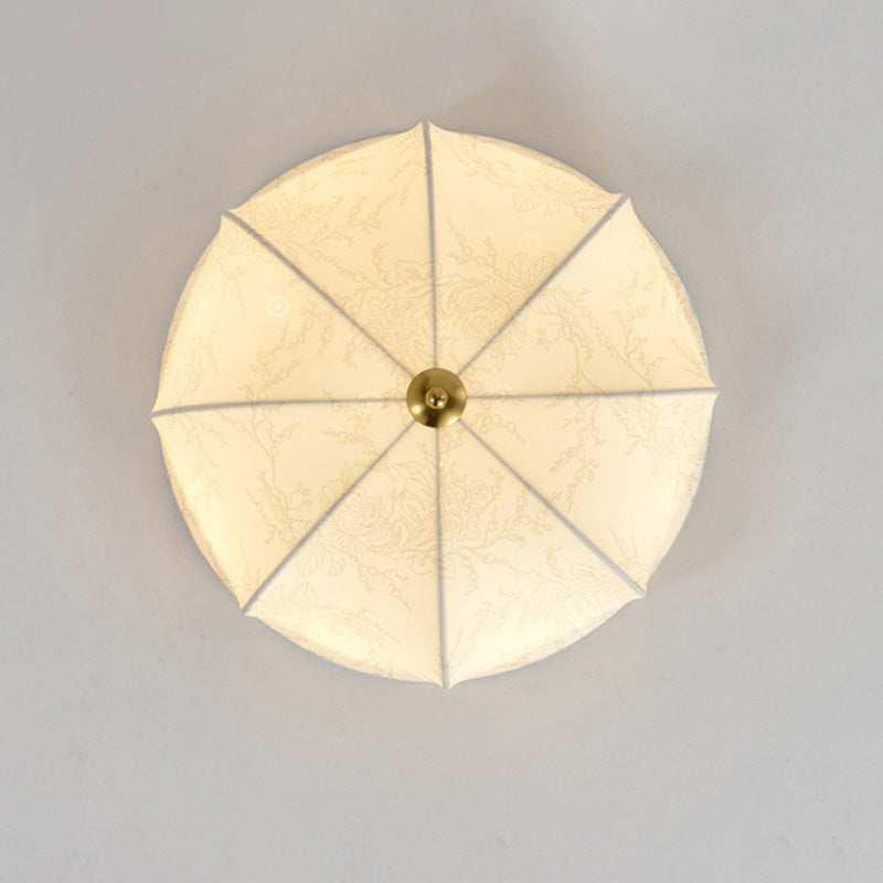 Traditionelle französische Eisengewebe-runde 3/4/5-Licht-Unterputz-Deckenleuchte für Schlafzimmer 