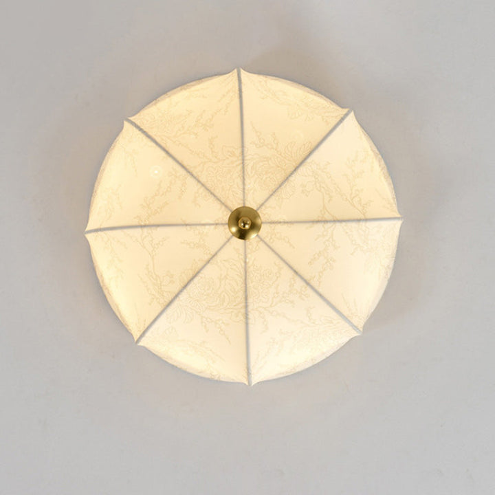 Traditionelle französische Eisengewebe-runde 3/4/5-Licht-Unterputz-Deckenleuchte für Schlafzimmer 