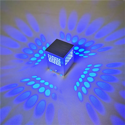 Modern Creative Square Cube Aluminum LED Wall Sconce Lamp