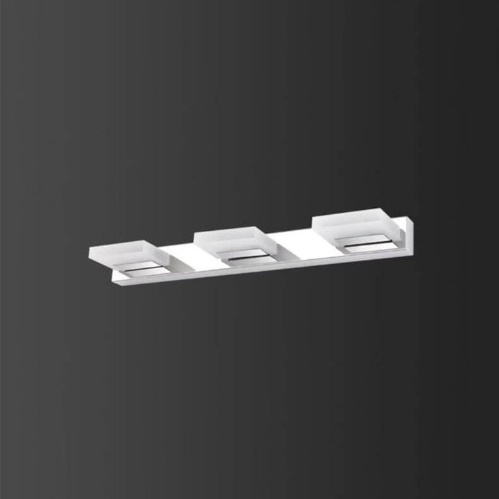 Nordic Einfaches Acryl Quadrat Edelstahl LED Badezimmer Eitelkeit Spiegel Front Wand Wandleuchte 