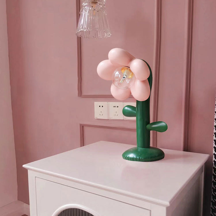 Lampe de table 1 lumière Nordic Creative Floral Greenery 