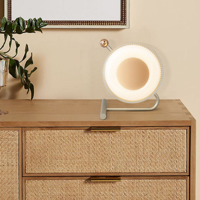 Nordic Light Luxury Round Acrylic LED Decorative Table Lamp