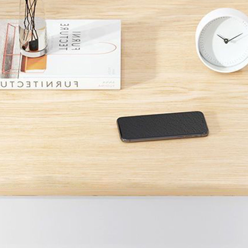 Table de chevet moderne en panneau de densité à dessus carré avec 1 tiroir pour chambre à coucher 