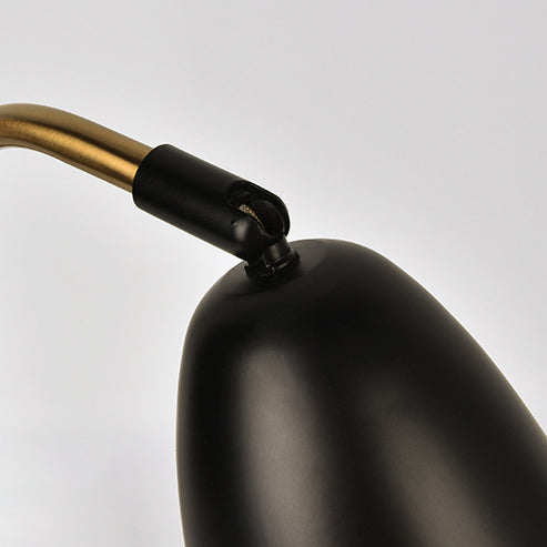 Moderne minimalistische 1-flammige Tischlampe aus Eisenzylinder für Schlafzimmer 