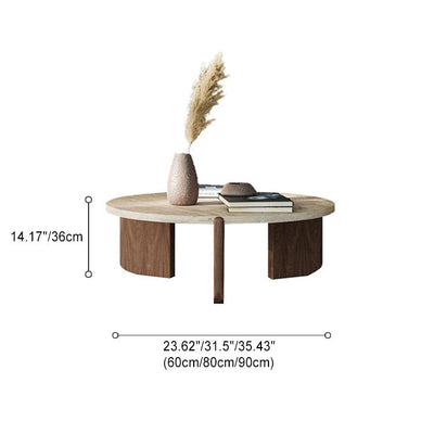 Traditioneller japanischer Marmortisch aus Holz für das Wohnzimmer 