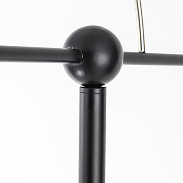 Zeitgenössische skandinavische Angelrute Eisenglas 1-Licht Stehlampe für Wohnzimmer 