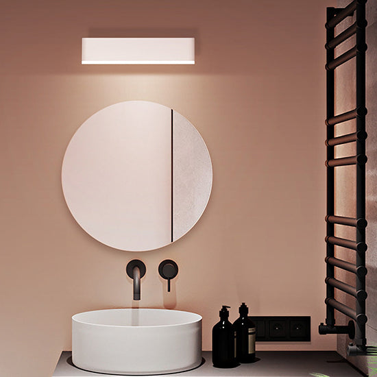 Applique murale LED en fer cuboïde acrylique minimaliste moderne pour chambre 