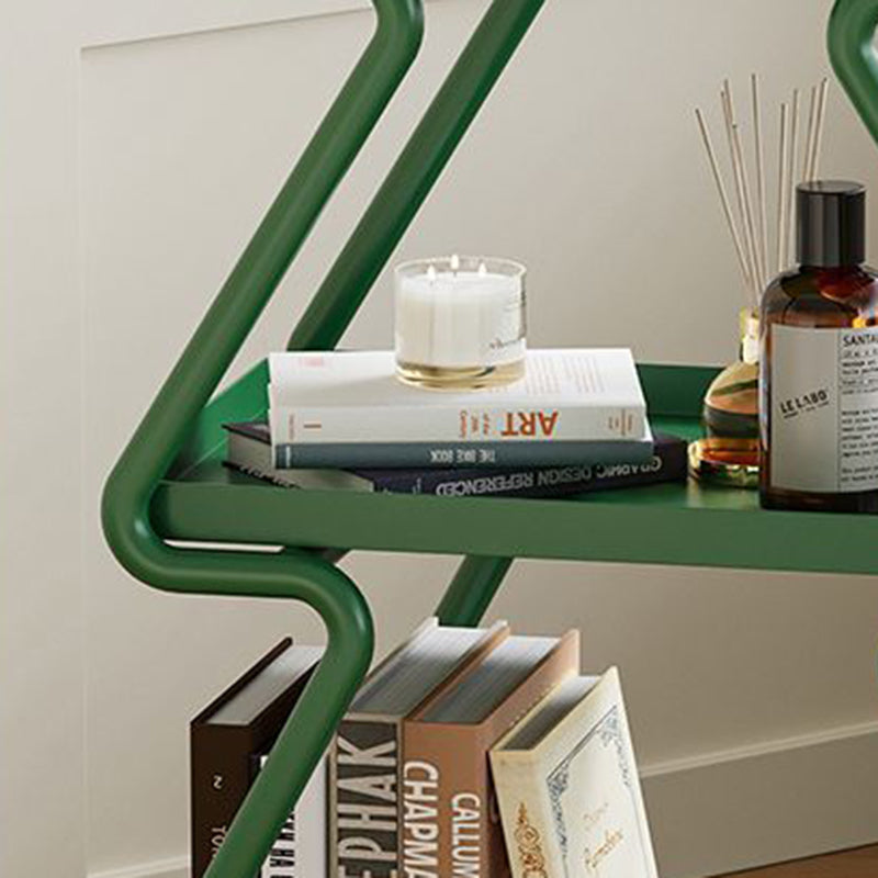 Zeitgenössischer kreativer Weihnachtsbaum Eisen Beistelltisch 3-stufig für Wohnzimmer 