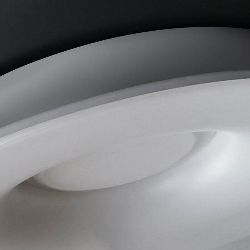 Modern Simple Round Hat Design Hardware LED Ceiling Chandelier