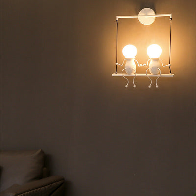 Moderne minimalistische drehbare LED-Wandleuchte