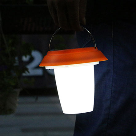 Lumière Paysagère Extérieure LED de Camping Portable en ABS PC en Forme de Champignon Étanche à l&