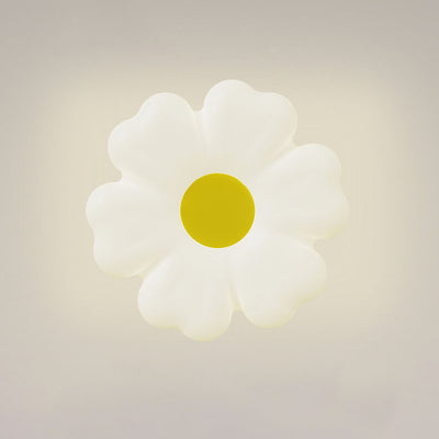 Nordic Minimalist Flower Shape PE Iron LED Flush Mount Ceiling Light