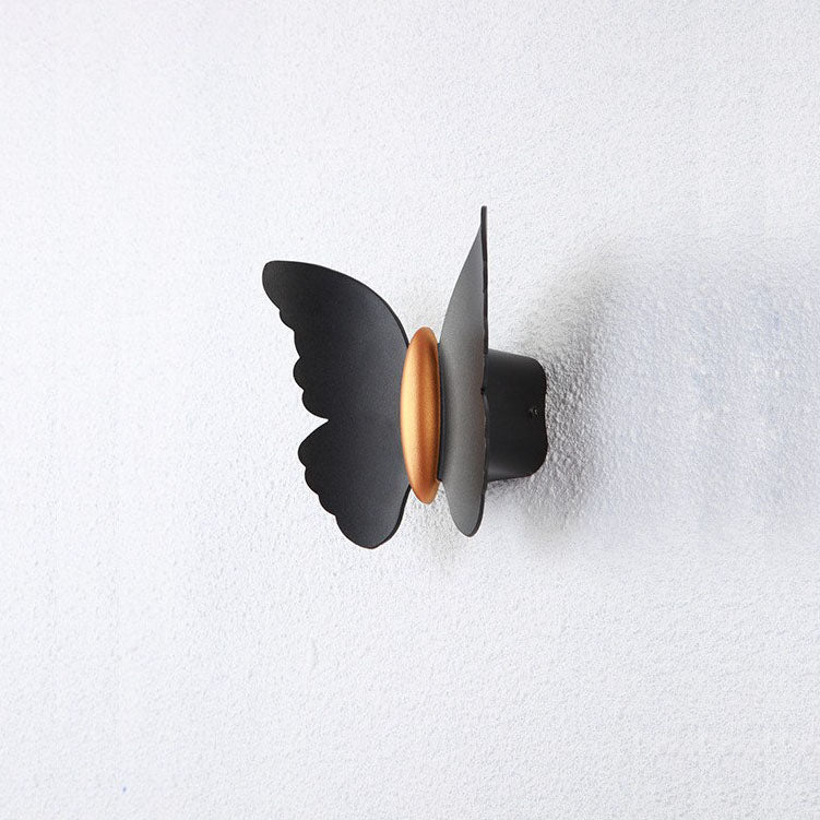 Applique Murale LED Extérieure en Aluminium Étanche Minimaliste Moderne avec Papillon pour Patio Extérieur 