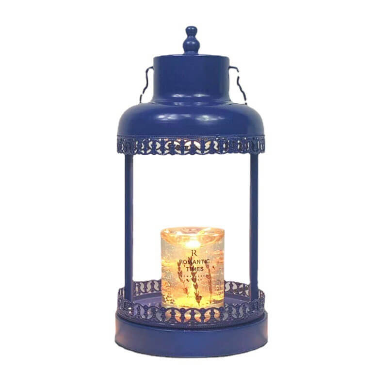 Moderne romantische minimalistische Metallsäule 1-Licht schmelzende Wachstischlampe 