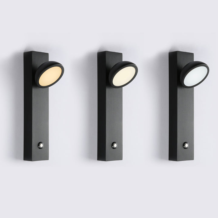 Moderne Einfachheit Aluminium Eisen Acryl Streifen Kubische Runde LED Wand Leuchte Lampe Für Nacht 