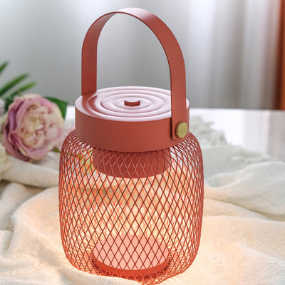 Zeitgenössische kreative Flasche Eisen Acryl LED Tischlampe für Wohnzimmer 